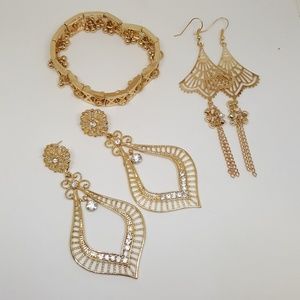 Earring and Bracelet Set
